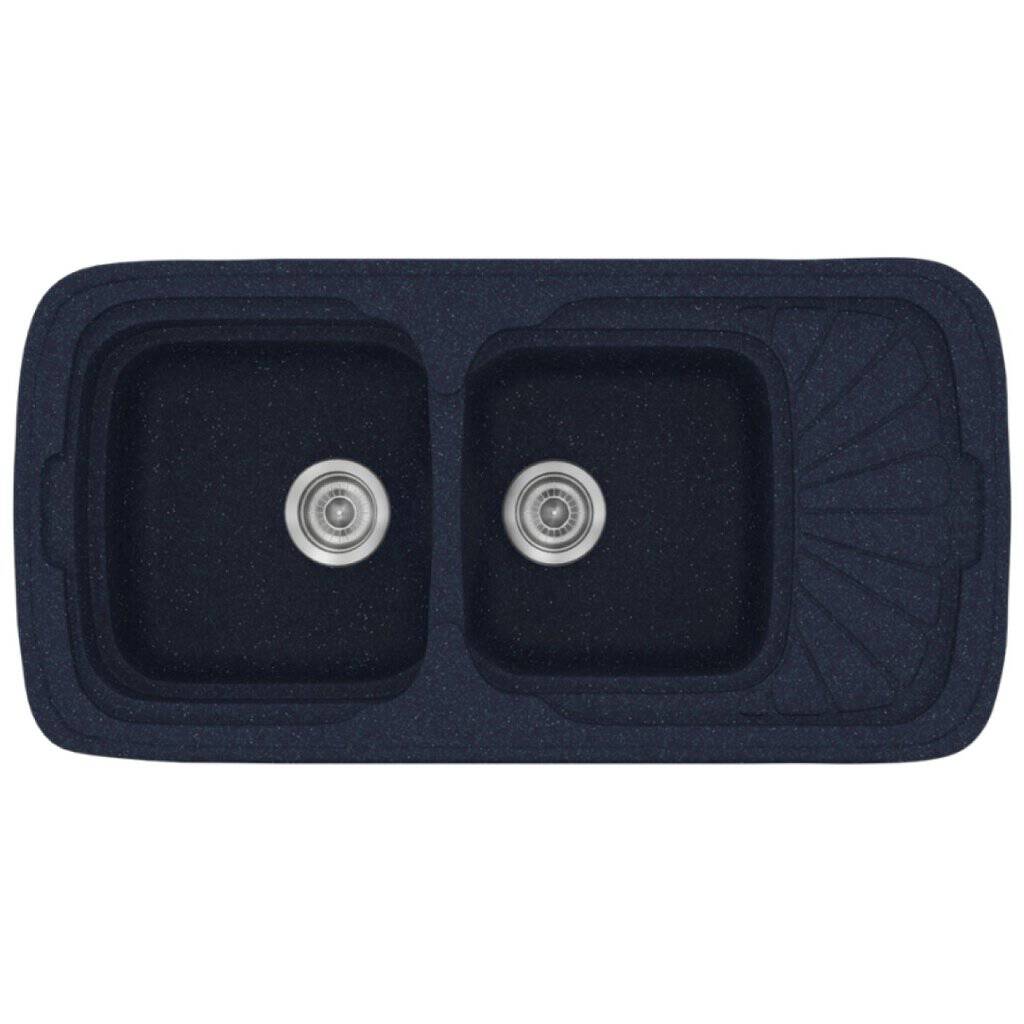 Νεροχύτης Κουζίνας Sanitec Classic 304-18 Granite Blue 96x51cm Νεροχύτης Κουζίνας Sanitec Classic 304-18 Granite Blue 96x51cm