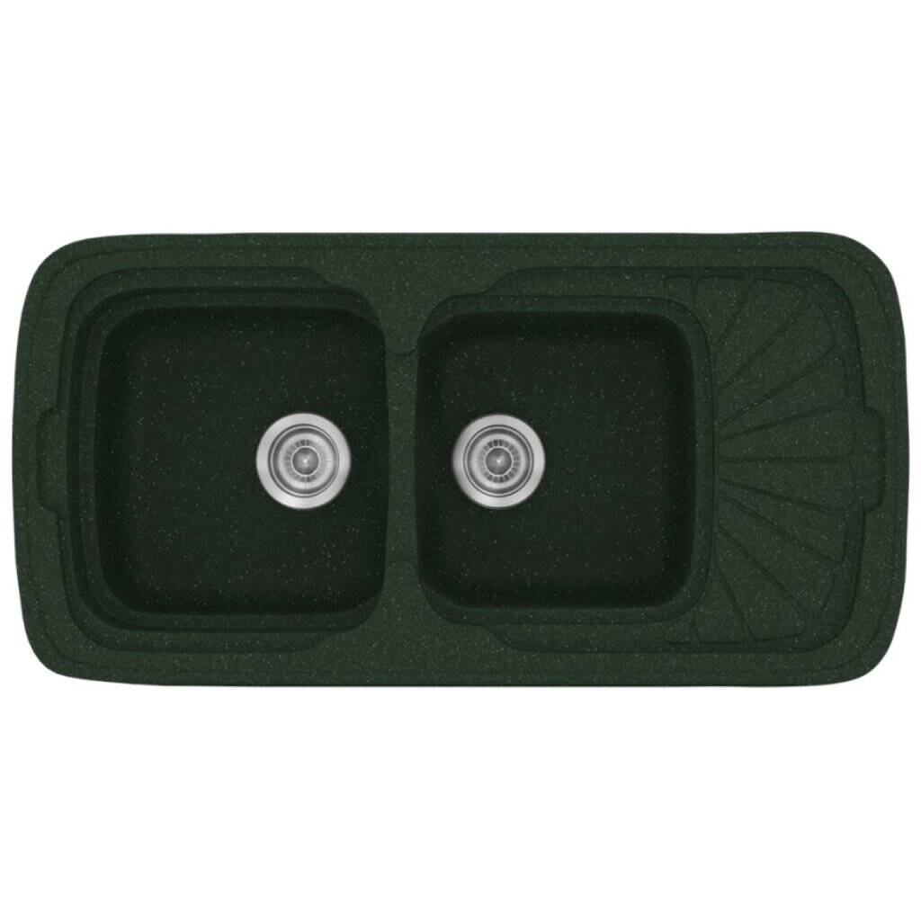 Νεροχύτης Κουζίνας Sanitec Classic 304-19 Granite Green 96x51cm Νεροχύτης Κουζίνας Sanitec Classic 304-19 Granite Green 96x51cm