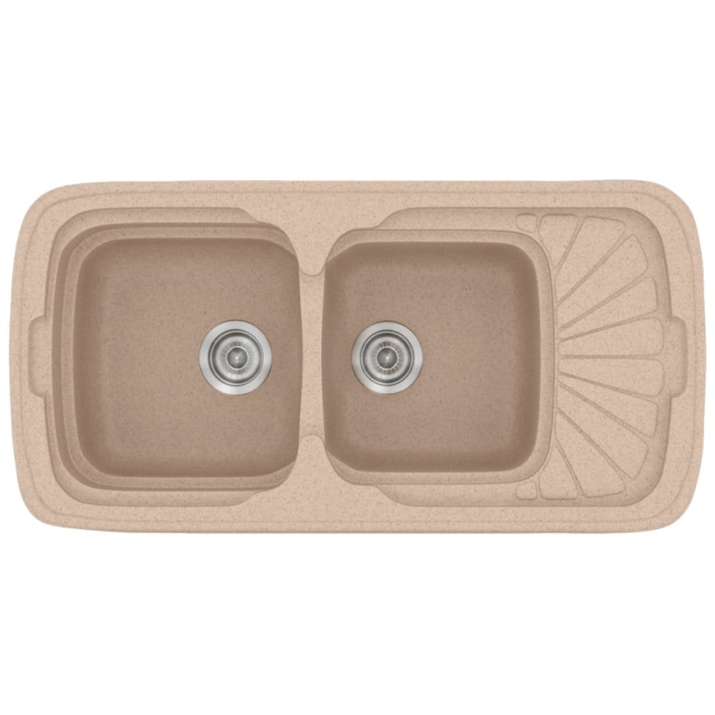 Νεροχύτης Κουζίνας Sanitec Classic 304-21 Granite Sand 96x51cm Νεροχύτης Κουζίνας Sanitec Classic 304-21 Granite Sand 96x51cm