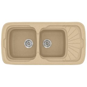 Νεροχύτης Κουζίνας Sanitec Classic 304-45 Granite Cappucino 96x51cm Νεροχύτης Κουζίνας Sanitec Classic 304-45 Granite Cappucino 96x51cm
