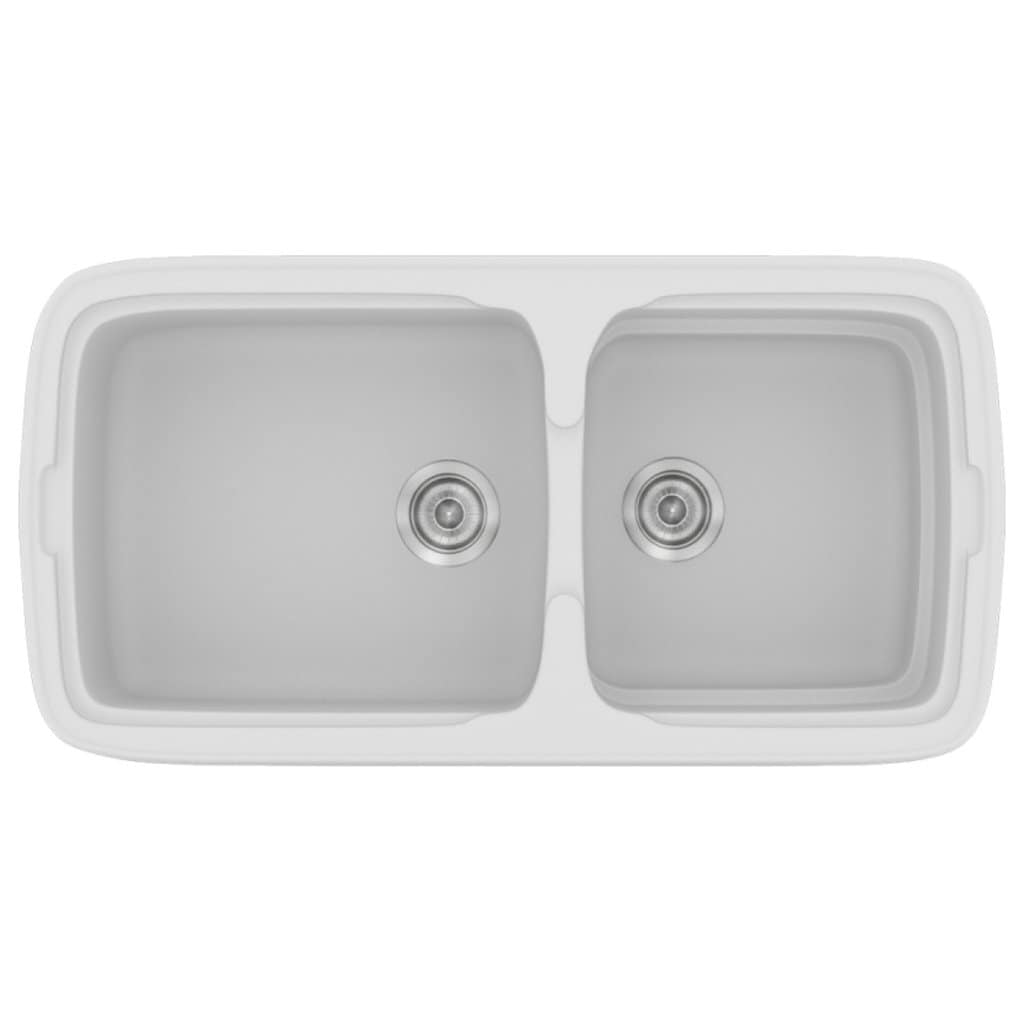 Νεροχύτης Κουζίνας Sanitec Classic 305-00 White 96x51cm Νεροχύτης Κουζίνας Sanitec Classic 305-00 White 96x51cm
