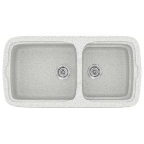 Νεροχύτης Κουζίνας Sanitec Classic 305-01 Granite White 96x51cm Νεροχύτης Κουζίνας Sanitec Classic 305-01 Granite White 96x51cm