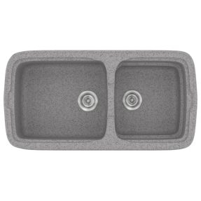 Νεροχύτης Κουζίνας Sanitec Classic 305-04 Granite Grey 96x51cm Νεροχύτης Κουζίνας Sanitec Classic 305-04 Granite Grey 96x51cm