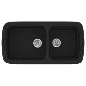 Νεροχύτης Κουζίνας Sanitec Classic 305-05 Granite Black 96x51cm Νεροχύτης Κουζίνας Sanitec Classic 305-05 Granite Black 96x51cm