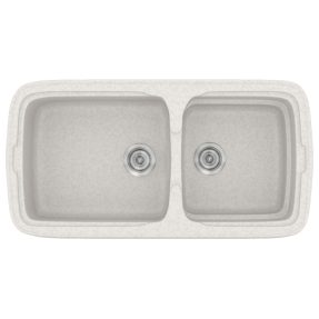Νεροχύτης Κουζίνας Sanitec Classic 305-14 Metallic Ice 96x51cm Νεροχύτης Κουζίνας Sanitec Classic 305-14 Metallic Ice 96x51cm