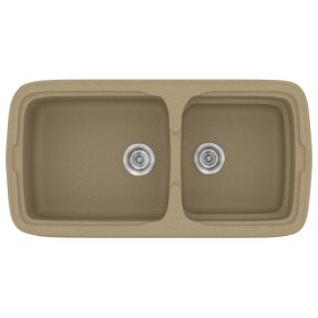 Νεροχύτης Κουζίνας Sanitec Classic 305-15 Metallic Cream 96x51cm Νεροχύτης Κουζίνας Sanitec Classic 305-15 Metallic Cream 96x51cm
