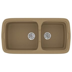 Νεροχύτης Κουζίνας Sanitec Classic 305-16 Metallic Coffee 96x51cm Νεροχύτης Κουζίνας Sanitec Classic 305-16 Metallic Coffee 96x51cm
