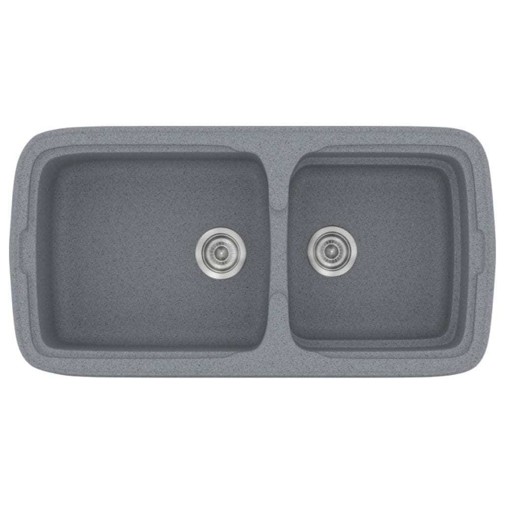 Νεροχύτης Κουζίνας Sanitec Classic 305-17 Metallic Silver 96x51cm Νεροχύτης Κουζίνας Sanitec Classic 305-17 Metallic Silver 96x51cm