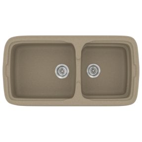 Νεροχύτης Κουζίνας Sanitec Classic 305-42 Granite Taupe 96x51cm Νεροχύτης Κουζίνας Sanitec Classic 305-42 Granite Taupe 96x51cm