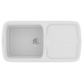 Νεροχύτης Κουζίνας Sanitec Classic 306-00 White 96x51cm Νεροχύτης Κουζίνας Sanitec Classic 306-00 White 96x51cm