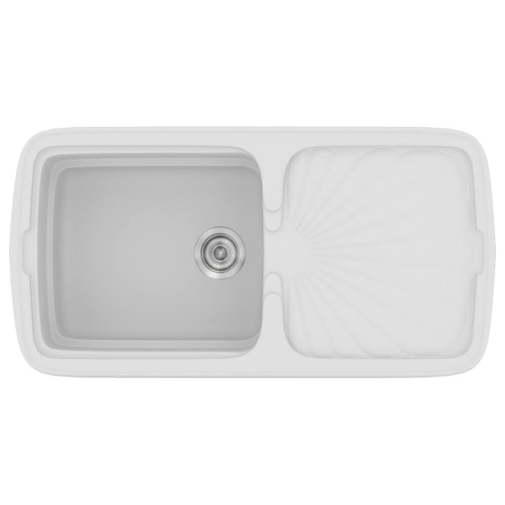 Νεροχύτης Κουζίνας Sanitec Classic 306-00 White 96x51cm Νεροχύτης Κουζίνας Sanitec Classic 306-00 White 96x51cm