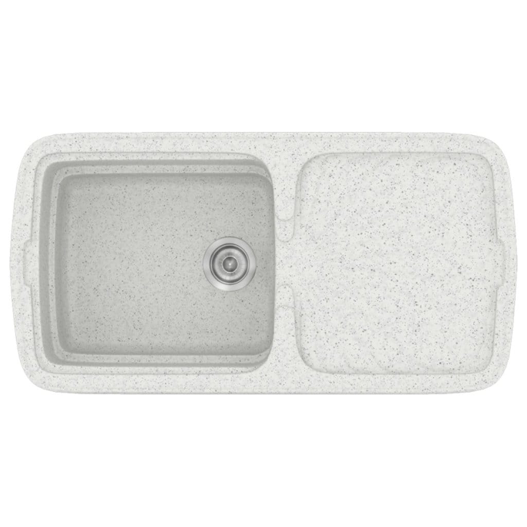 Νεροχύτης Κουζίνας Sanitec Classic 306-01 Granite White 96x51cm Νεροχύτης Κουζίνας Sanitec Classic 306-01 Granite White 96x51cm