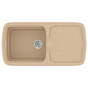 Νεροχύτης Κουζίνας Sanitec Classic 306-10 Granite Beige 96x51cm Νεροχύτης Κουζίνας Sanitec Classic 306-10 Granite Beige 96x51cm
