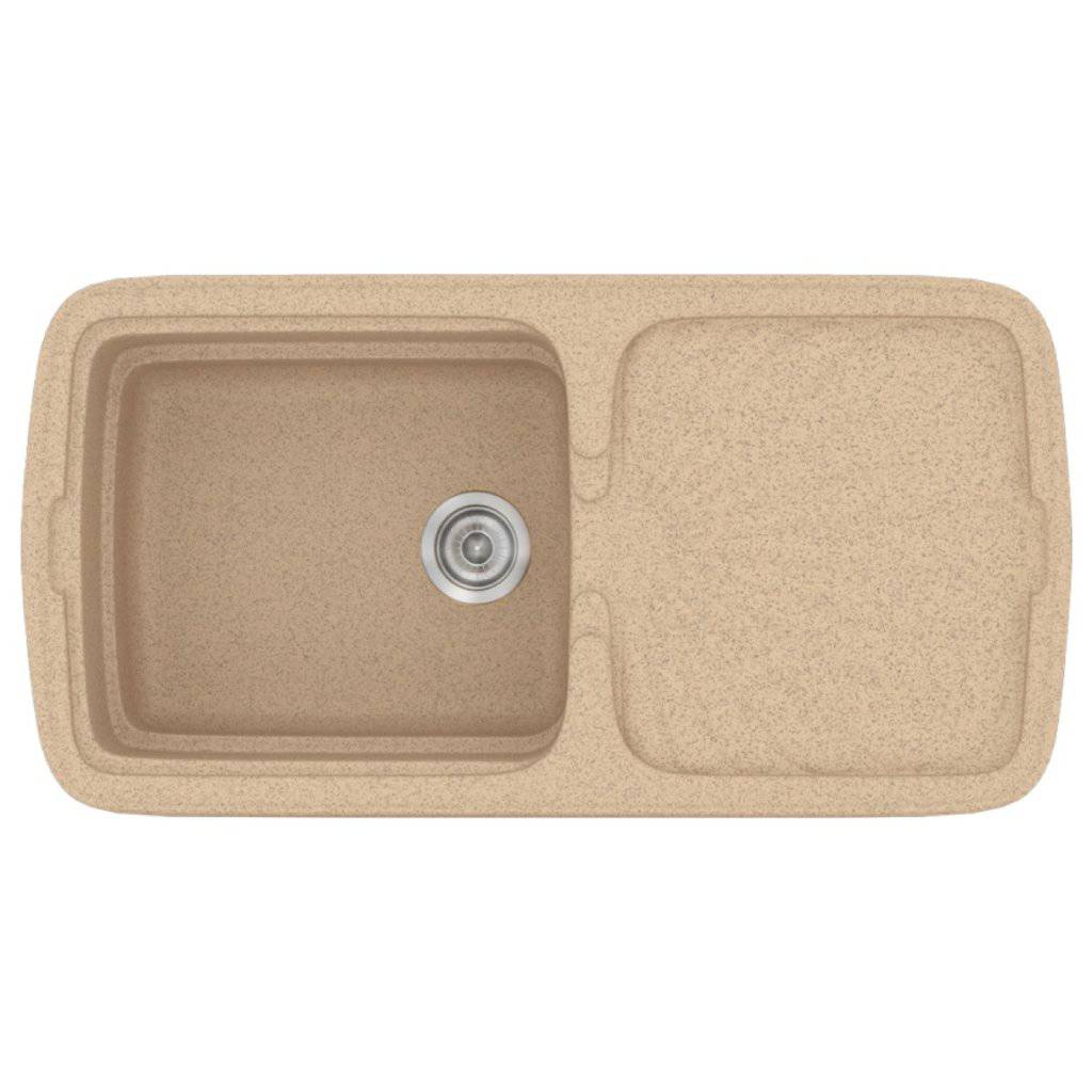 Νεροχύτης Κουζίνας Sanitec Classic 306-10 Granite Beige 96x51cm Νεροχύτης Κουζίνας Sanitec Classic 306-10 Granite Beige 96x51cm