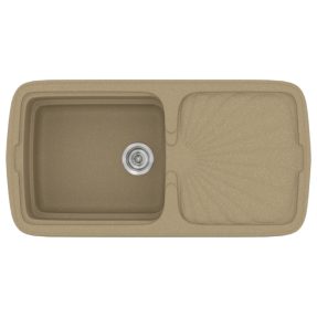 Νεροχύτης Κουζίνας Sanitec Classic 306-15 Metallic Cream 96x51cm Νεροχύτης Κουζίνας Sanitec Classic 306-15 Metallic Cream 96x51cm