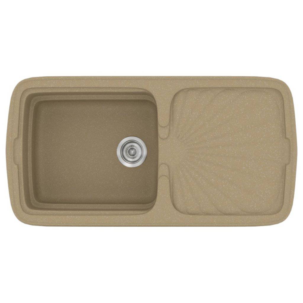 Νεροχύτης Κουζίνας Sanitec Classic 306-15 Metallic Cream 96x51cm Νεροχύτης Κουζίνας Sanitec Classic 306-15 Metallic Cream 96x51cm