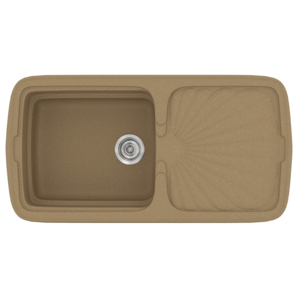 Νεροχύτης Κουζίνας Sanitec Classic 306-16 Metallic Coffee 96x51cm Νεροχύτης Κουζίνας Sanitec Classic 306-16 Metallic Coffee 96x51cm