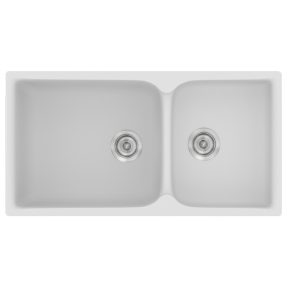 Νεροχύτης Κουζίνας Sanitec Classic 307-00 White 92x51cm Νεροχύτης Κουζίνας Sanitec Classic 307-00 White 92x51cm