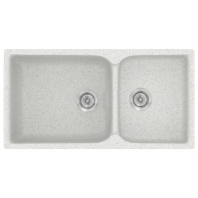 Νεροχύτης Κουζίνας Sanitec Classic 307-01 Granite White 92x51cm Νεροχύτης Κουζίνας Sanitec Classic 307-01 Granite White 92x51cm