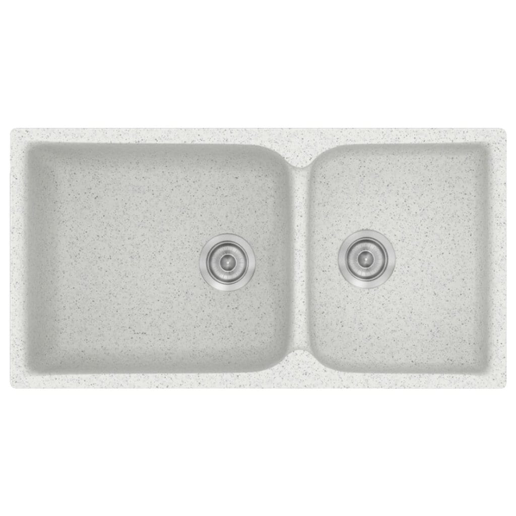 Νεροχύτης Κουζίνας Sanitec Classic 307-01 Granite White 92x51cm Νεροχύτης Κουζίνας Sanitec Classic 307-01 Granite White 92x51cm