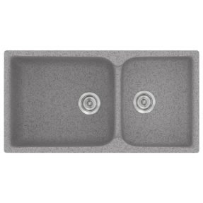 Νεροχύτης Κουζίνας Sanitec Classic 307-04 Granite Grey 92x51cm Νεροχύτης Κουζίνας Sanitec Classic 307-04 Granite Grey 92x51cm