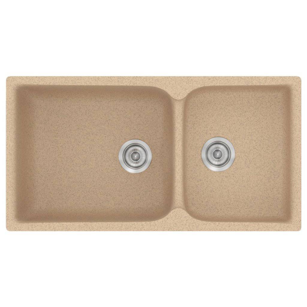 Νεροχύτης Κουζίνας Sanitec Classic 307-10 Granite Beige 92x51cm Νεροχύτης Κουζίνας Sanitec Classic 307-10 Granite Beige 92x51cm