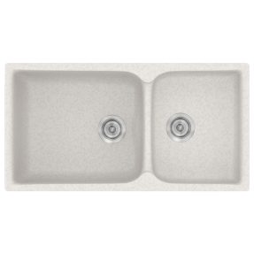 Νεροχύτης Κουζίνας Sanitec Classic 307-14 Metallic Ice 92x51cm Νεροχύτης Κουζίνας Sanitec Classic 307-14 Metallic Ice 92x51cm