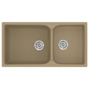 Νεροχύτης Κουζίνας Sanitec Classic 307-15 Metallic Cream 92x51cm Νεροχύτης Κουζίνας Sanitec Classic 307-15 Metallic Cream 92x51cm