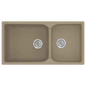 Νεροχύτης Κουζίνας Sanitec Classic 307-42 Granite Taupe 92x51cm Νεροχύτης Κουζίνας Sanitec Classic 307-42 Granite Taupe 92x51cm