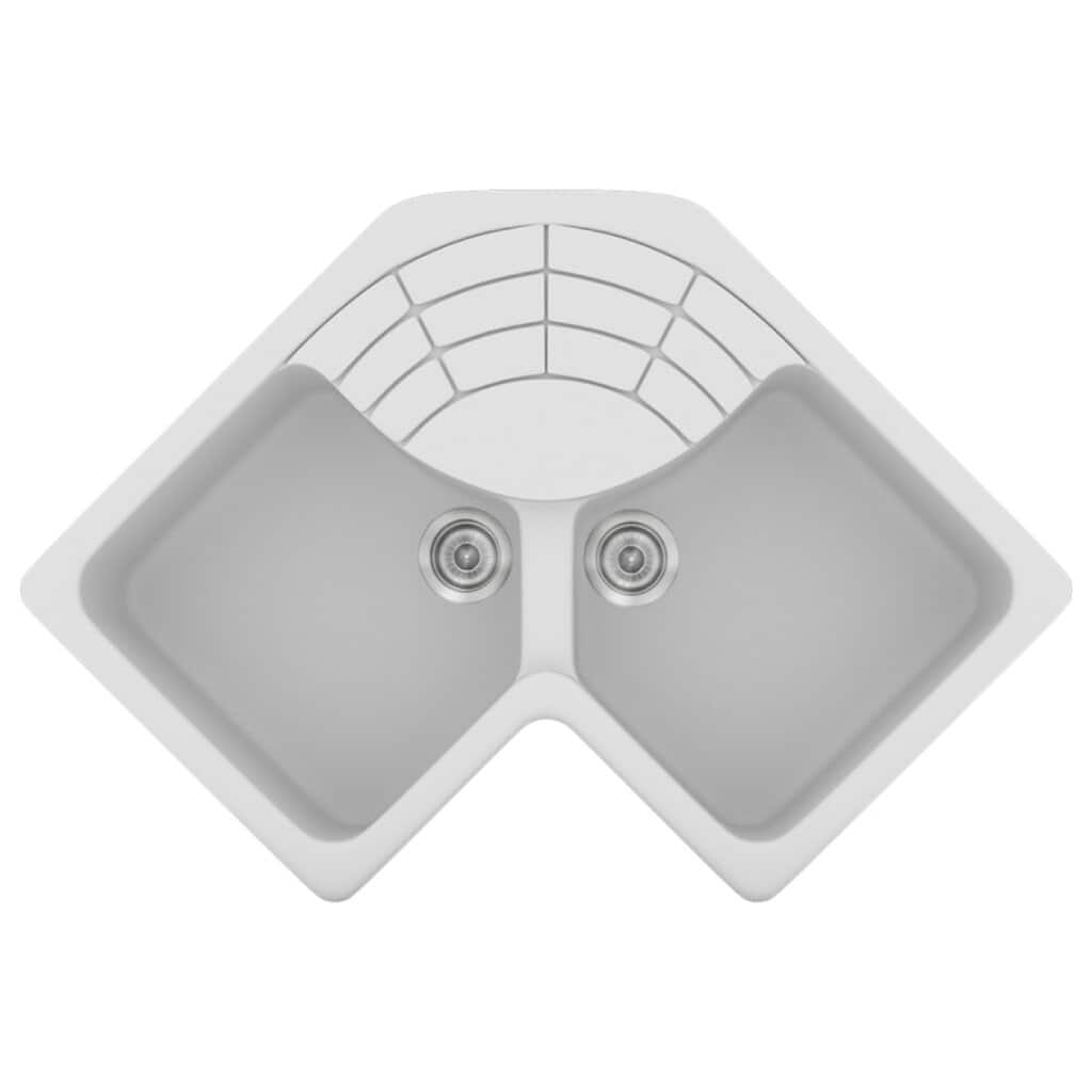 Νεροχύτης Κουζίνας Sanitec Classic 310-00 White 83x83x50cm Νεροχύτης Κουζίνας Sanitec Classic 310-00 White 83x83x50cm