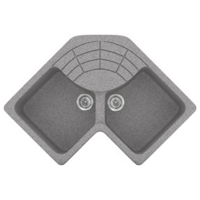 Νεροχύτης Κουζίνας Sanitec Classic 310-04 Granite Grey 83x83x50cm Νεροχύτης Κουζίνας Sanitec Classic 310-04 Granite Grey 83x83x50cm