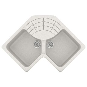 Νεροχύτης Κουζίνας Sanitec Classic 310-14 Metallic Ice 83x83x50cm Νεροχύτης Κουζίνας Sanitec Classic 310-14 Metallic Ice 83x83x50cm