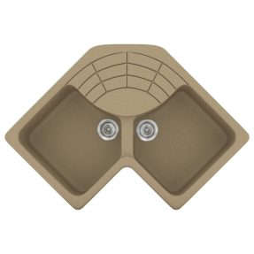 Νεροχύτης Κουζίνας Sanitec Classic 310-15 Metallic Cream 83x83x50cm Νεροχύτης Κουζίνας Sanitec Classic 310-15 Metallic Cream 83x83x50cm