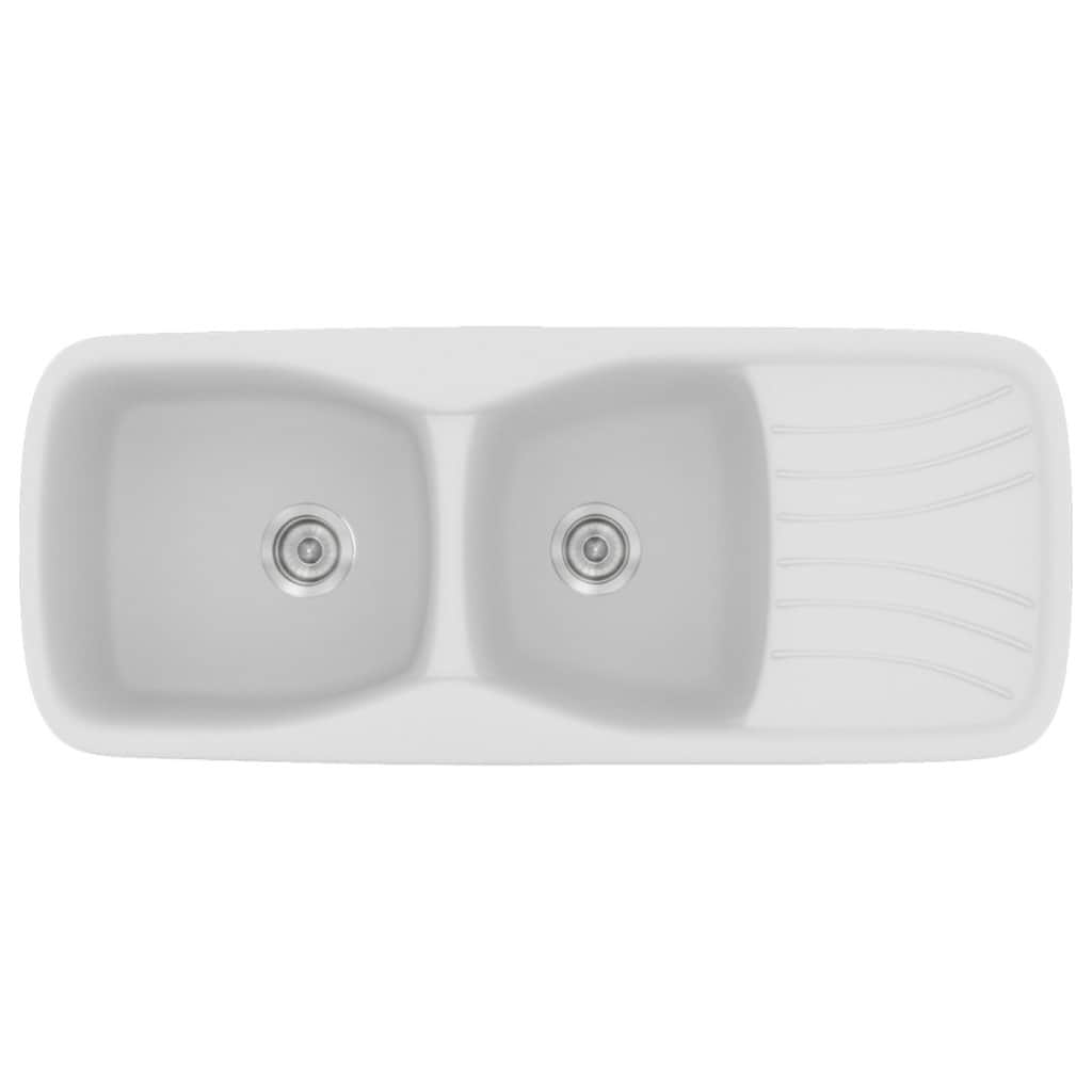 Νεροχύτης Κουζίνας Sanitec Classic 311-00 White 120x51cm Νεροχύτης Κουζίνας Sanitec Classic 311-00 White 120x51cm