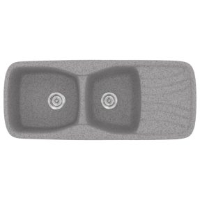 Νεροχύτης Κουζίνας Sanitec Classic 311-04 Granite Grey 120x51cm Νεροχύτης Κουζίνας Sanitec Classic 311-04 Granite Grey 120x51cm