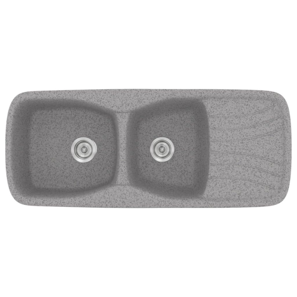 Νεροχύτης Κουζίνας Sanitec Classic 311-04 Granite Grey 120x51cm Νεροχύτης Κουζίνας Sanitec Classic 311-04 Granite Grey 120x51cm