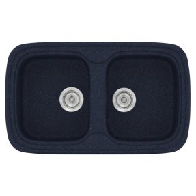 Νεροχύτης Κουζίνας Sanitec Classic 312-18 Granite Blue 82x50cm Νεροχύτης Κουζίνας Sanitec Classic 312-18 Granite Blue 82x50cm