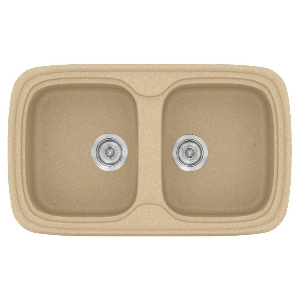 Νεροχύτης Κουζίνας Sanitec Classic 312-45 Granite Cappucino 82x50cm Νεροχύτης Κουζίνας Sanitec Classic 312-45 Granite Cappucino 82x50cm