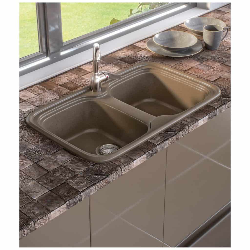 Νεροχύτης Κουζίνας Sanitec Classic 312-05 Granite Black 82x50cm Νεροχύτης Κουζίνας Sanitec Classic 312-05 Granite Black 82x50cm