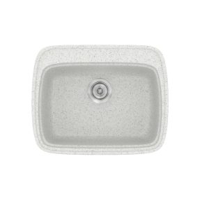 Νεροχύτης Κουζίνας Sanitec Classic 313-01 Granite White 58x50cm Νεροχύτης Κουζίνας Sanitec Classic 313-01 Granite White 58x50cm