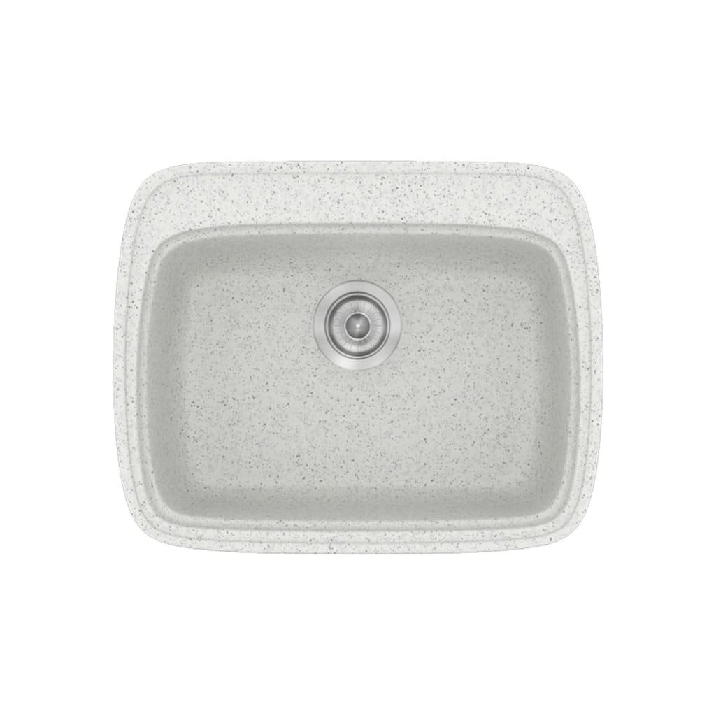 Νεροχύτης Κουζίνας Sanitec Classic 313-01 Granite White 58x50cm Νεροχύτης Κουζίνας Sanitec Classic 313-01 Granite White 58x50cm
