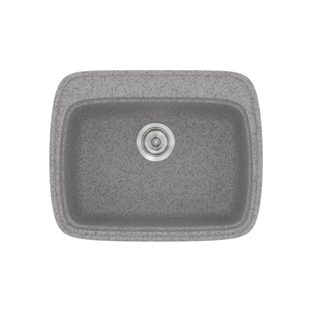 Νεροχύτης Κουζίνας Sanitec Classic 313-04 Granite Grey 58x50cm Νεροχύτης Κουζίνας Sanitec Classic 313-04 Granite Grey 58x50cm