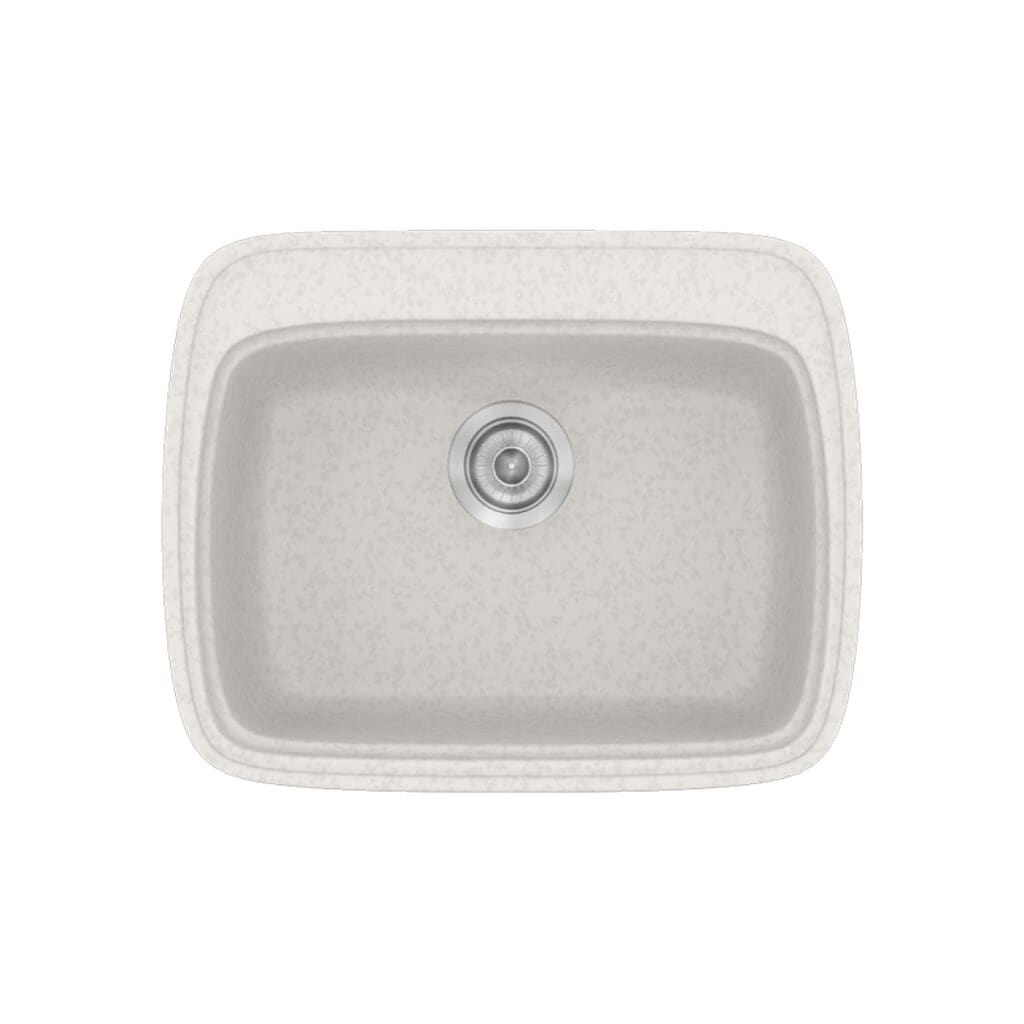 Νεροχύτης Κουζίνας Sanitec Classic 313-14 Metallic Ice 58x50cm Νεροχύτης Κουζίνας Sanitec Classic 313-14 Metallic Ice 58x50cm