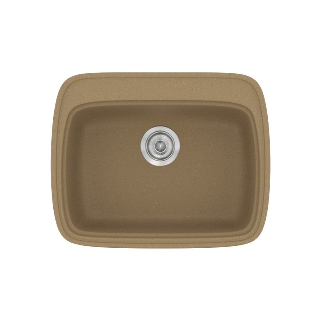 Νεροχύτης Κουζίνας Sanitec Classic 313-16 Metallic Coffee 58x50cm Νεροχύτης Κουζίνας Sanitec Classic 313-16 Metallic Coffee 58x50cm