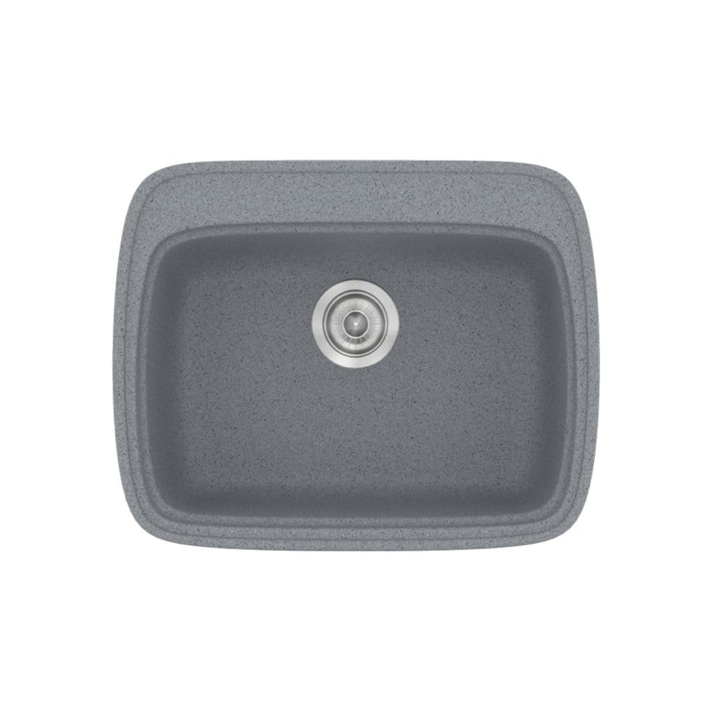 Νεροχύτης Κουζίνας Sanitec Classic 313-17 Metallic Silver 58x50cm Νεροχύτης Κουζίνας Sanitec Classic 313-17 Metallic Silver 58x50cm