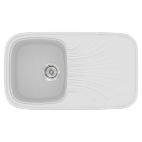 Νεροχύτης Κουζίνας Sanitec Classic 315-00 White 82x50cm Νεροχύτης Κουζίνας Sanitec Classic 315-00 White 82x50cm