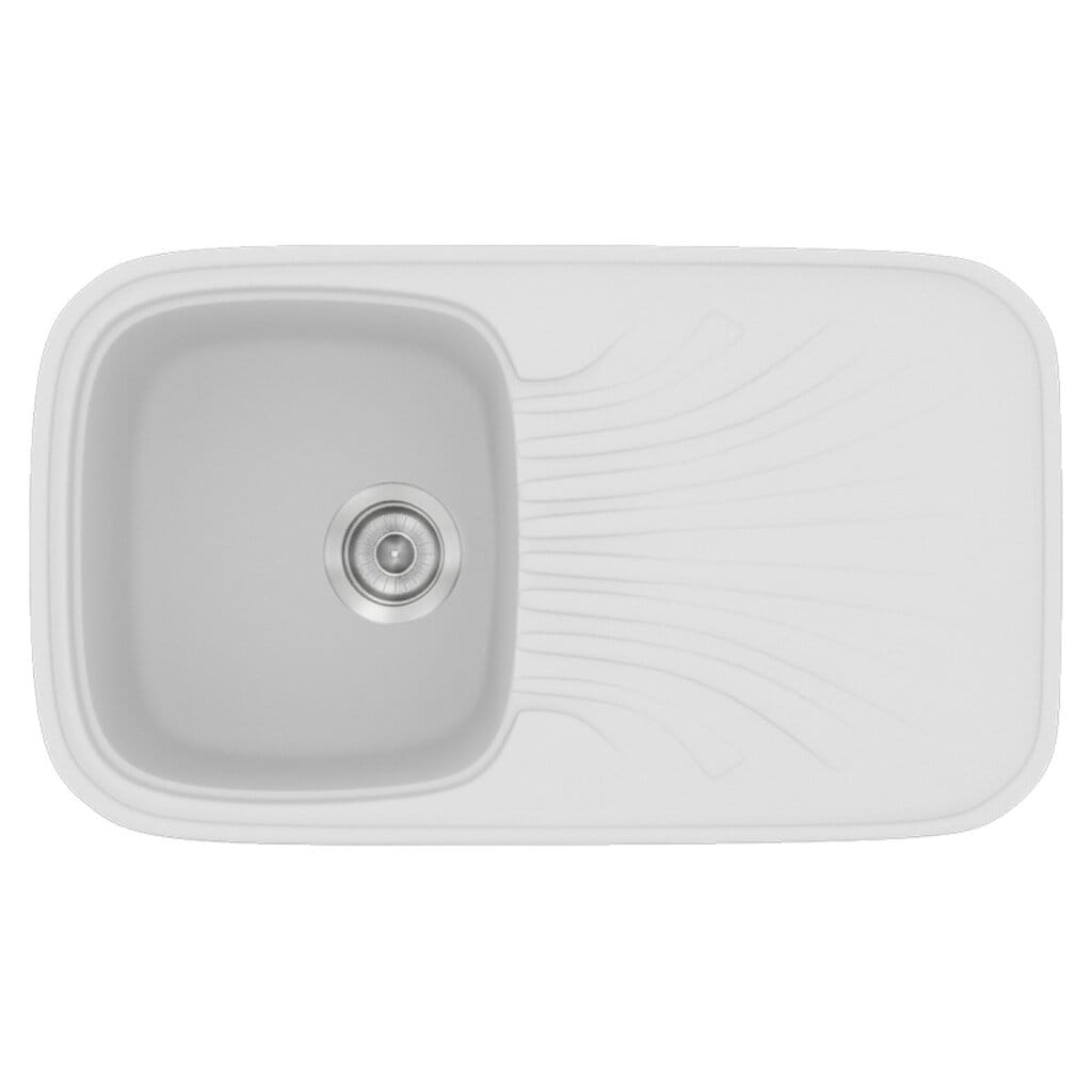 Νεροχύτης Κουζίνας Sanitec Classic 315-00 White 82x50cm Νεροχύτης Κουζίνας Sanitec Classic 315-00 White 82x50cm