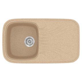 Νεροχύτης Κουζίνας Sanitec Classic 315-10 Granite Beige 82x50cm Νεροχύτης Κουζίνας Sanitec Classic 315-10 Granite Beige 82x50cm