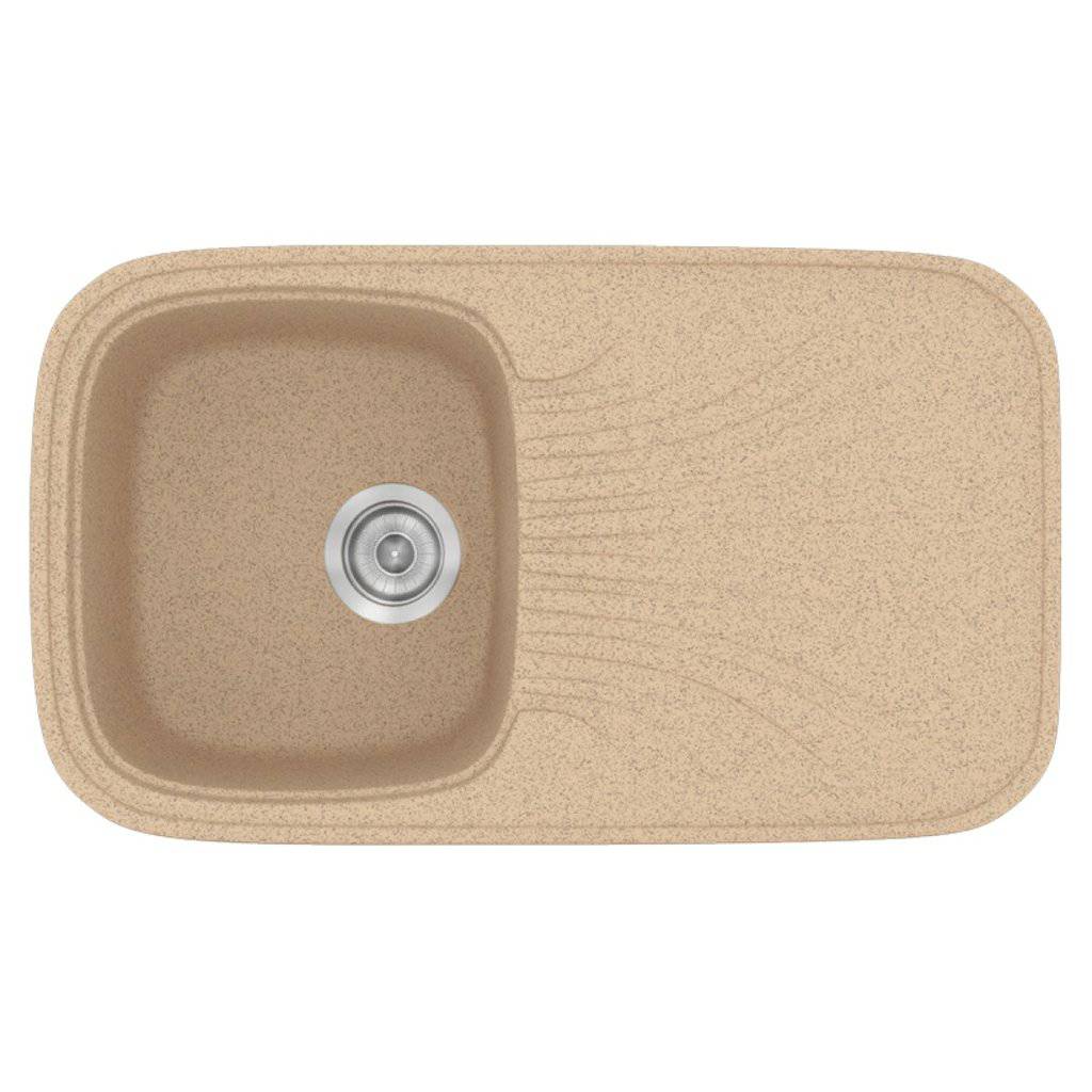Νεροχύτης Κουζίνας Sanitec Classic 315-10 Granite Beige 82x50cm Νεροχύτης Κουζίνας Sanitec Classic 315-10 Granite Beige 82x50cm