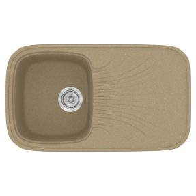 Νεροχύτης Κουζίνας Sanitec Classic 315-15 Metallic Cream 82x50cm Νεροχύτης Κουζίνας Sanitec Classic 315-15 Metallic Cream 82x50cm